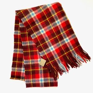 J. Crew Wool Plaid Scarf (NWT)